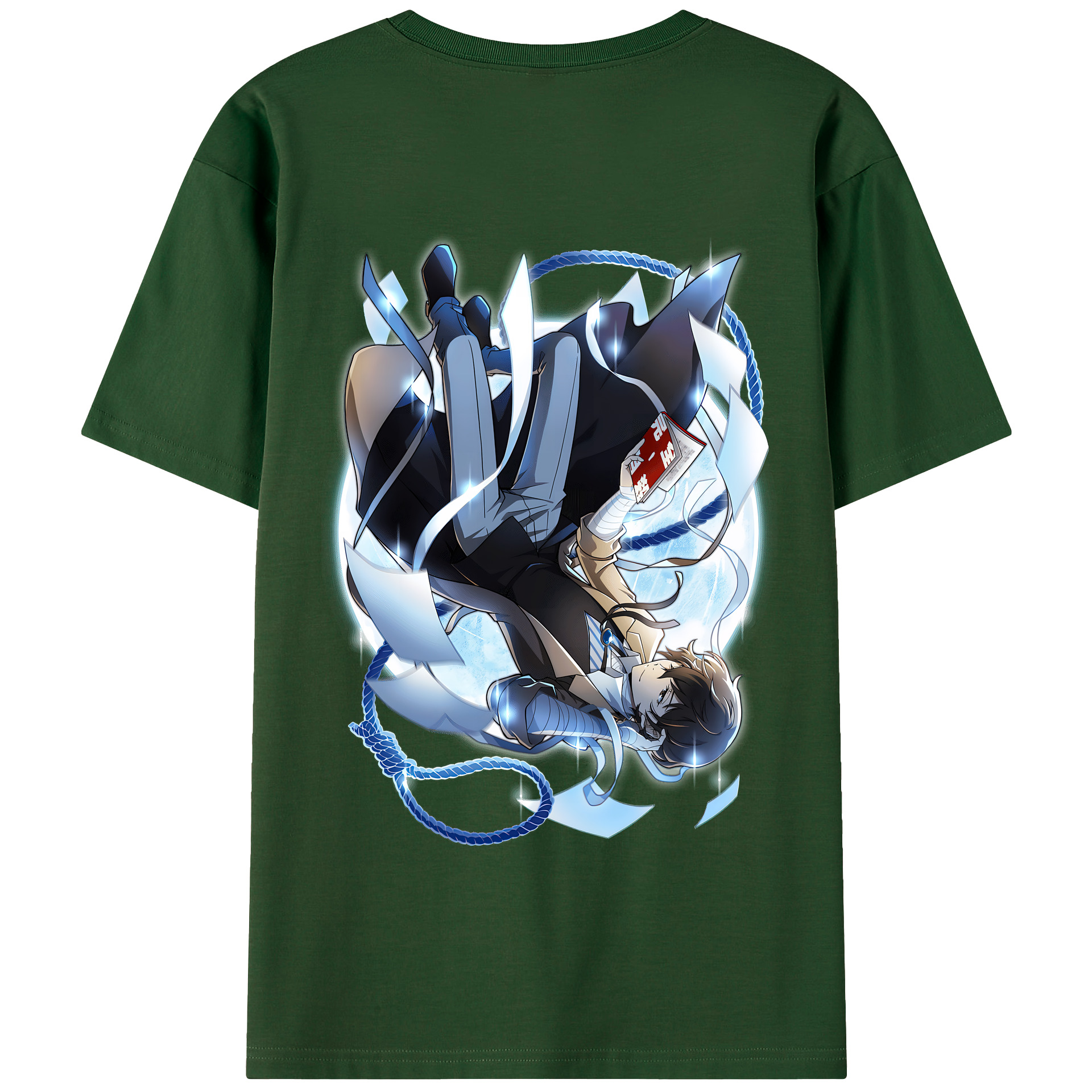 （画像用） 文豪ストレイドッグス Bungo Stray Dogs 綿100％半袖Tシャツ（背面プリント）